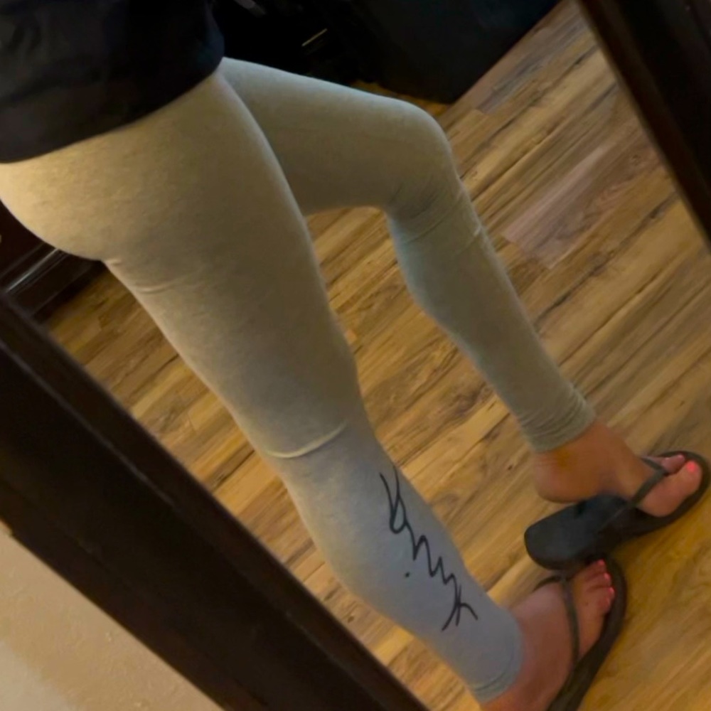 Victoria secrets PINK cotton high waist leggings In full length